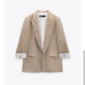 Zara Linen Blazer